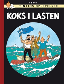 Tintin: Koks i lasten - retroudgave forside